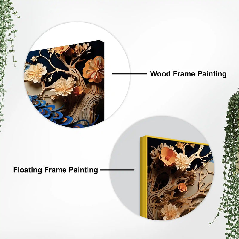 Abstract Peacock Canvas Wall Luxury for Home Decor