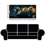 Abstract Peacock Feather Canvas Wall Art Painting