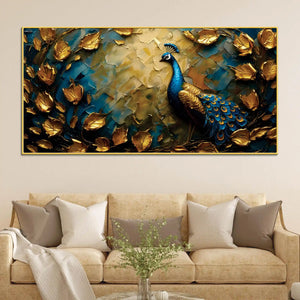 abstract-royal-peacock-canvas-wall-art-painting