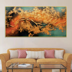Abstract Textured Canvas Wall Painting for Home Decor