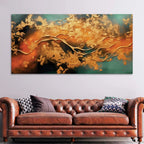 Abstract Textured Canvas Wall Painting for Home Decor