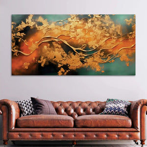 Abstract Textured Canvas Wall Painting for Home Decor