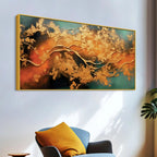 Abstract Textured Canvas Wall Painting for Home Decor
