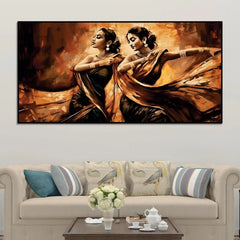 abstract-traditional-indian-dance-canvas-wall-art-painting