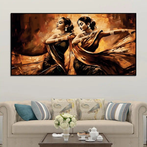 abstract-traditional-indian-dance-canvas-wall-art-painting