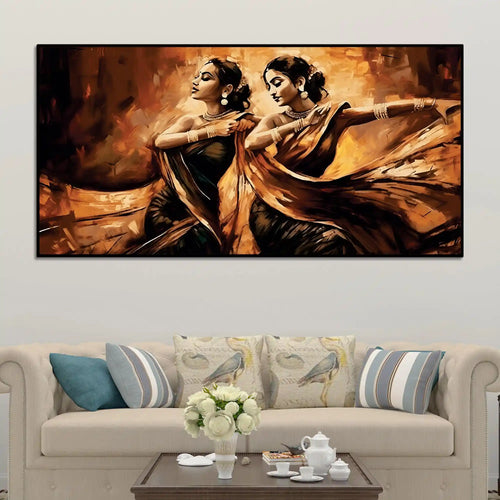 abstract-traditional-indian-dance-canvas-wall-art-painting