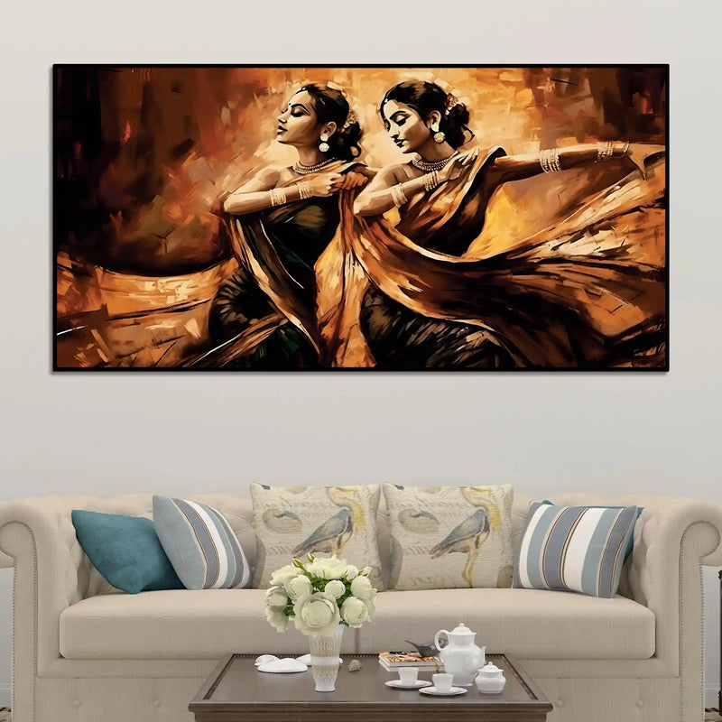 abstract-traditional-indian-dance-canvas-wall-art-painting