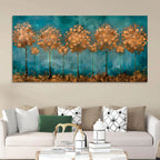 Abstract Tree Canvas Wall Art Painting for Living Room