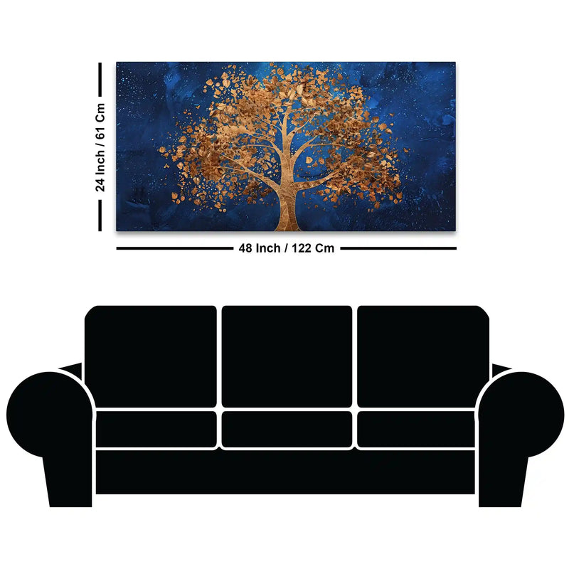 Abstract Tree Nature Wall Art Canvas Painting