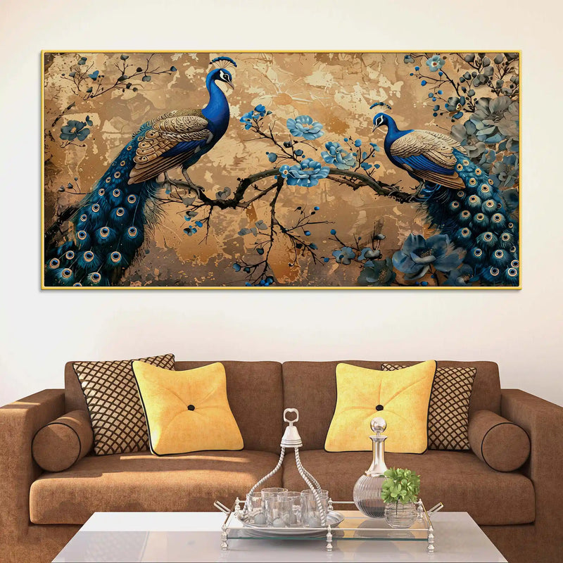 abstract-twin-peacock-canvas-wall-art-floral-luxury-painting-for-home-interiors