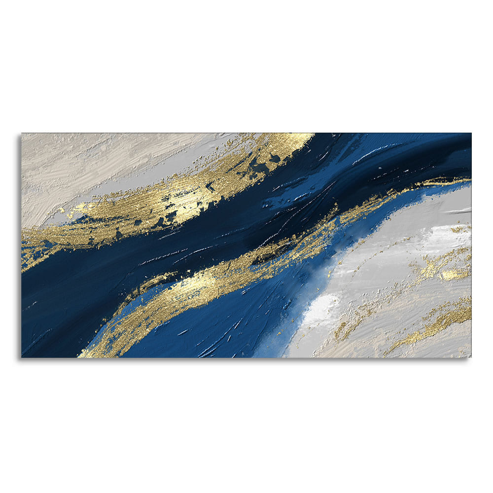 Abstract Wave Acrylic Premium Canvas Wall Painting