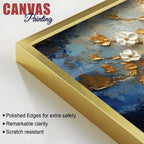 Abstract White Flower Tree Canvas Wall Art Painting for Home Decor