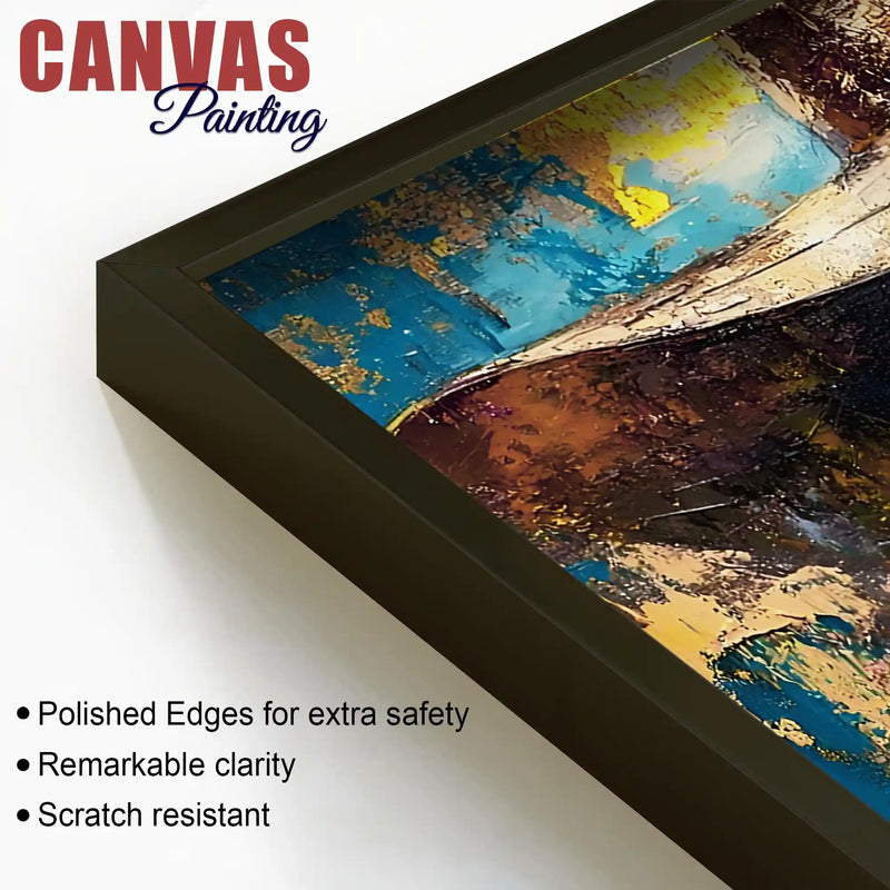 Abstract Woman Face Canvas Painting for Home & Office Décor