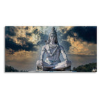 Adiyogi Shiva Meditating Canvas Wall Painting