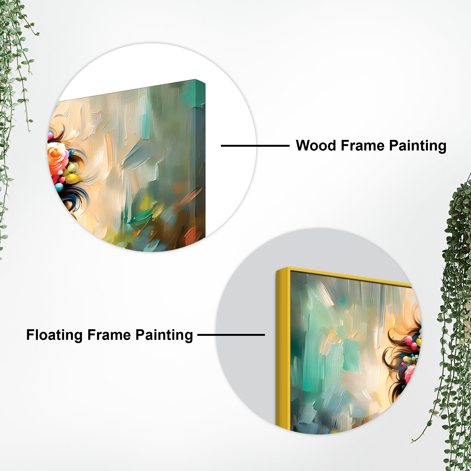 Adorable Baby Krishna Wall Painting on Canvas for Home Decoration