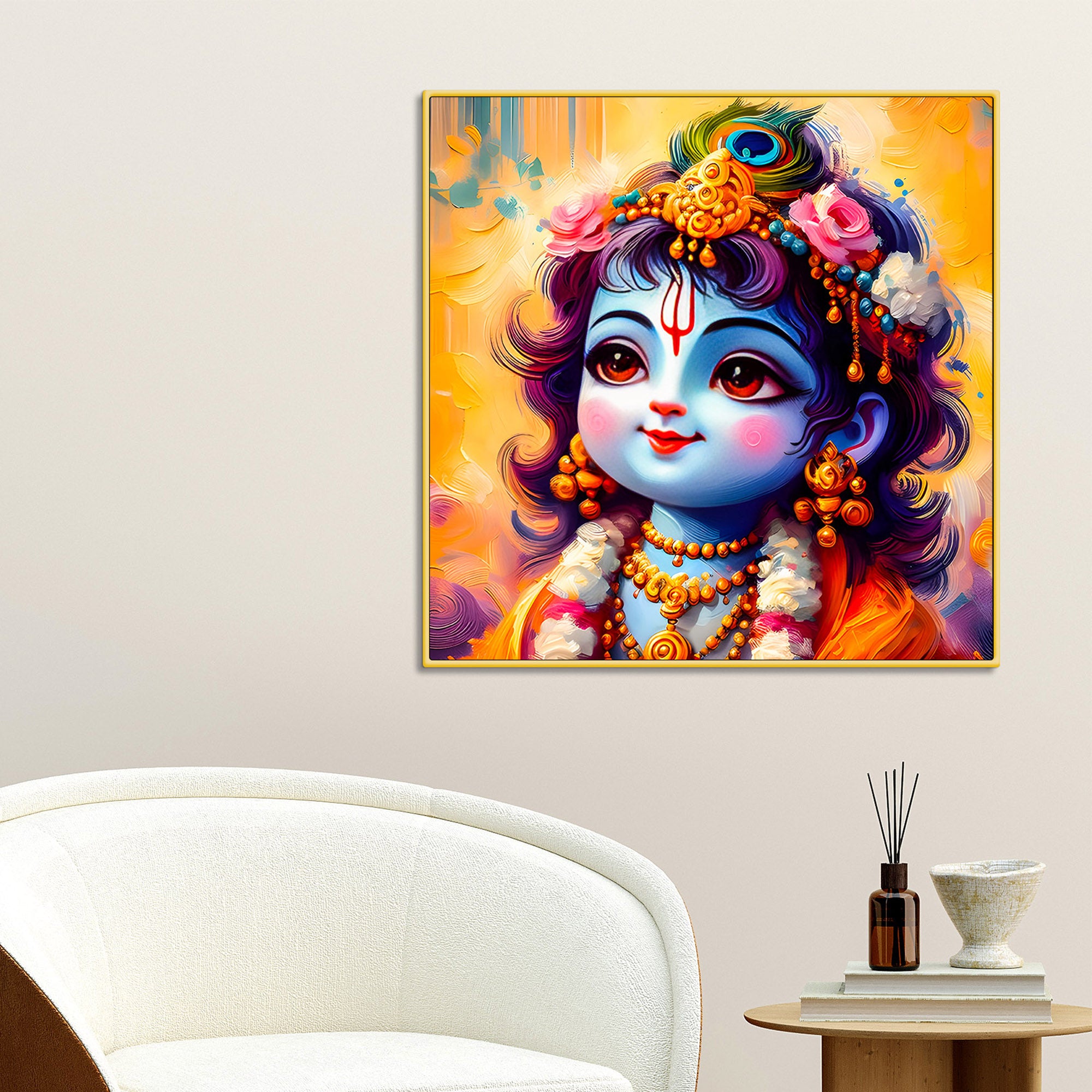 adorable-little-krishna-canvas-wall-art-painting-for-mandir-living-room