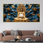 Aesthetic Buddha Wall Painting for Interior Wall Decor