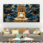 Aesthetic Buddha Wall Painting for Interior Wall Decor
