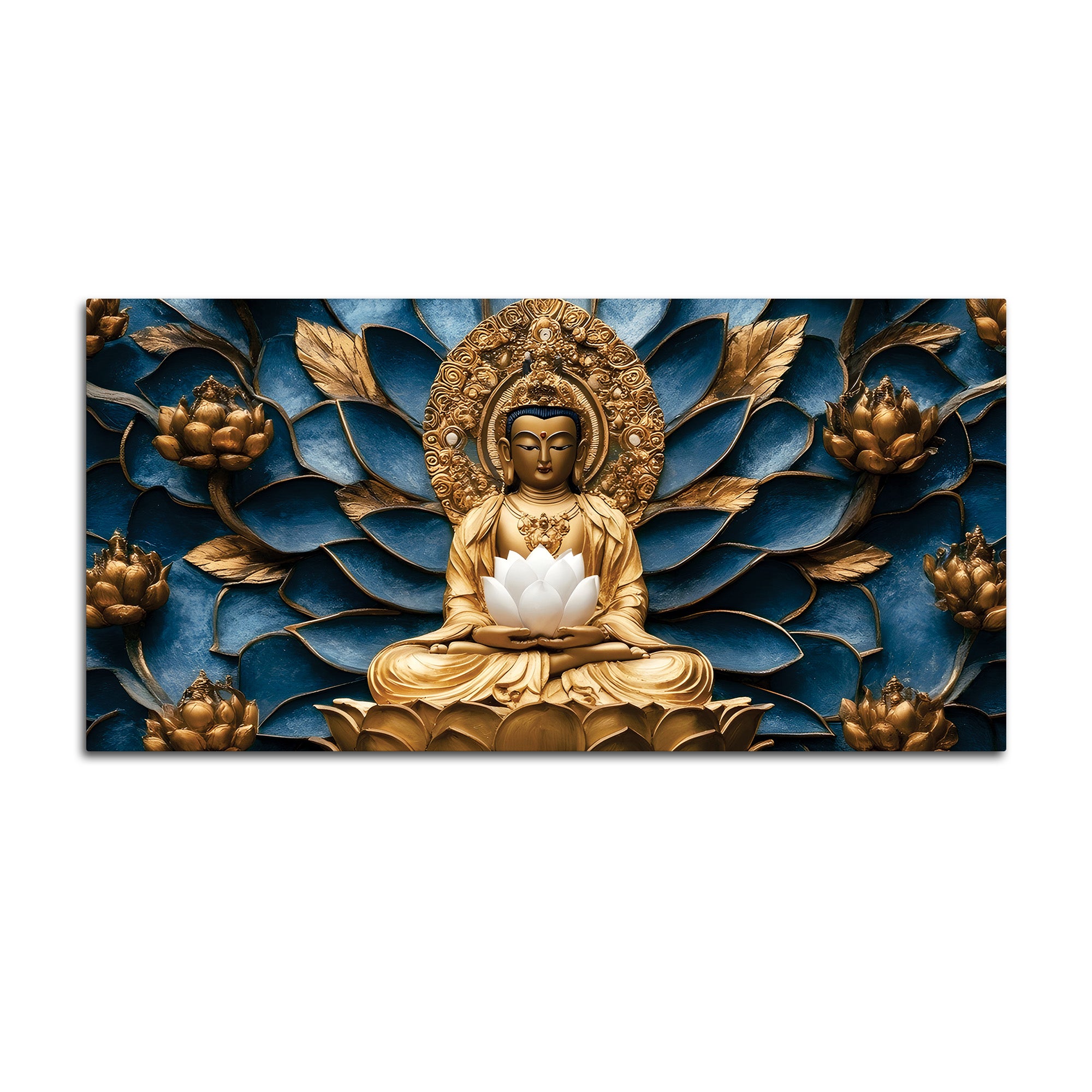 Aesthetic Buddha Wall Painting for Interior Wall Decor