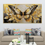 aesthetic-golden-butterfly-luxury-abstract-wall-painting