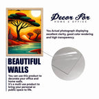 African Inspired Wall Frame Set of Four