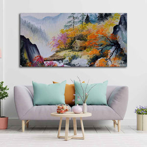 Amazing View Premium Canvas Abstract Wall Painting