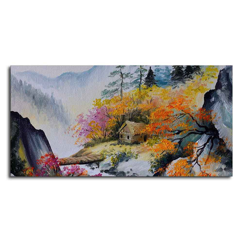 Amazing View Premium Canvas Abstract Wall Painting