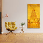 Ancient Temple of Brihadeeswara Canvas Wall Painting