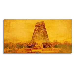 Ancient Temple of Tamilnadu Canvas Wall Painting