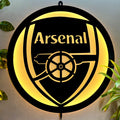 Arsenal Logo LED Wall Hanging Light for Bedroom and Wall Decor