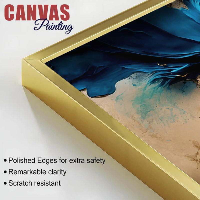 Artistic Abstract Canvas Painting for Elegant Living Room