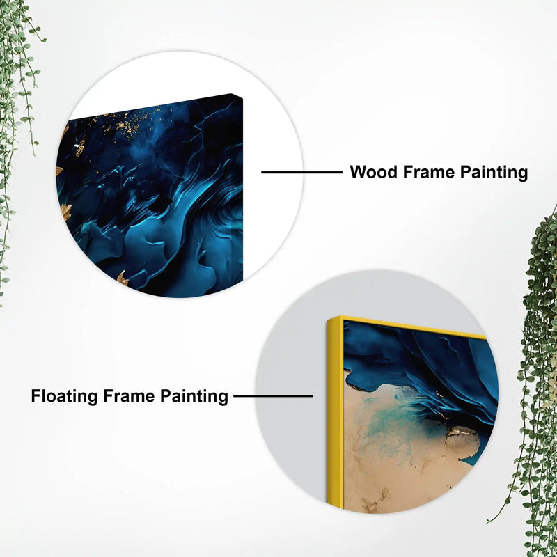 Artistic Abstract Canvas Painting for Elegant Living Room