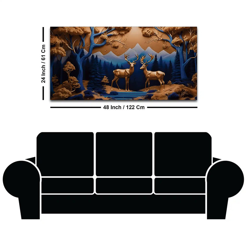 Artistic Abstract Canvas Wall Art Painting for Modern Decor
