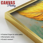 Artistic Abstract Feather Canvas Wall Painting for Home Interiors