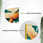 Artistic Abstract Floral Canvas Wall Painting