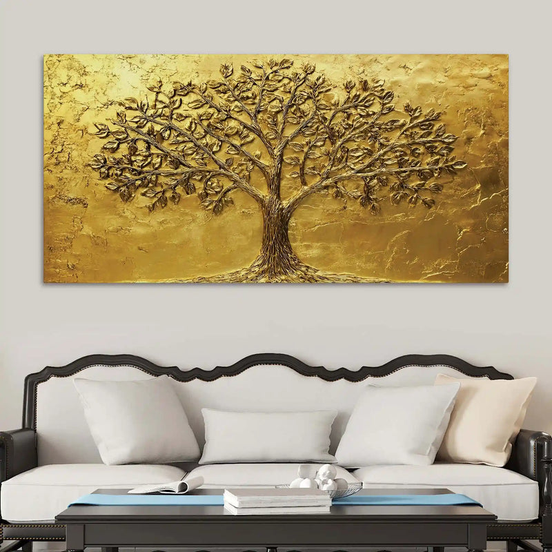 Artistic Abstract Tree of Life Canvas Wall Painting