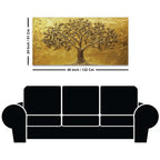 Artistic Abstract Tree of Life Canvas Wall Painting