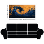 Artistic Abstract Wave Canvas Wall Painting