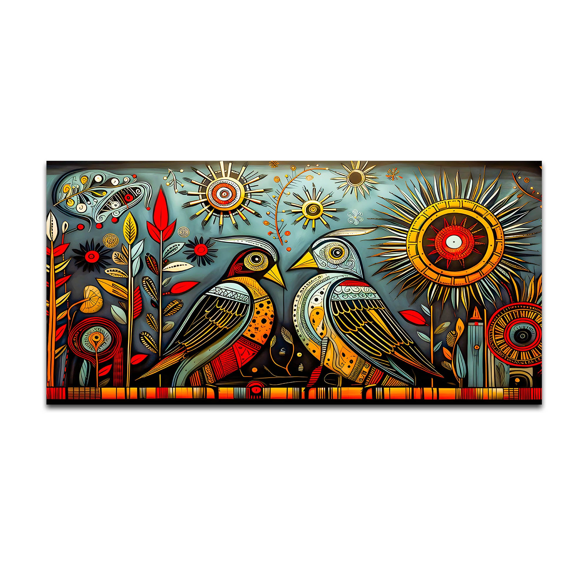 Artistic Bird Wall Painting for Home & Office