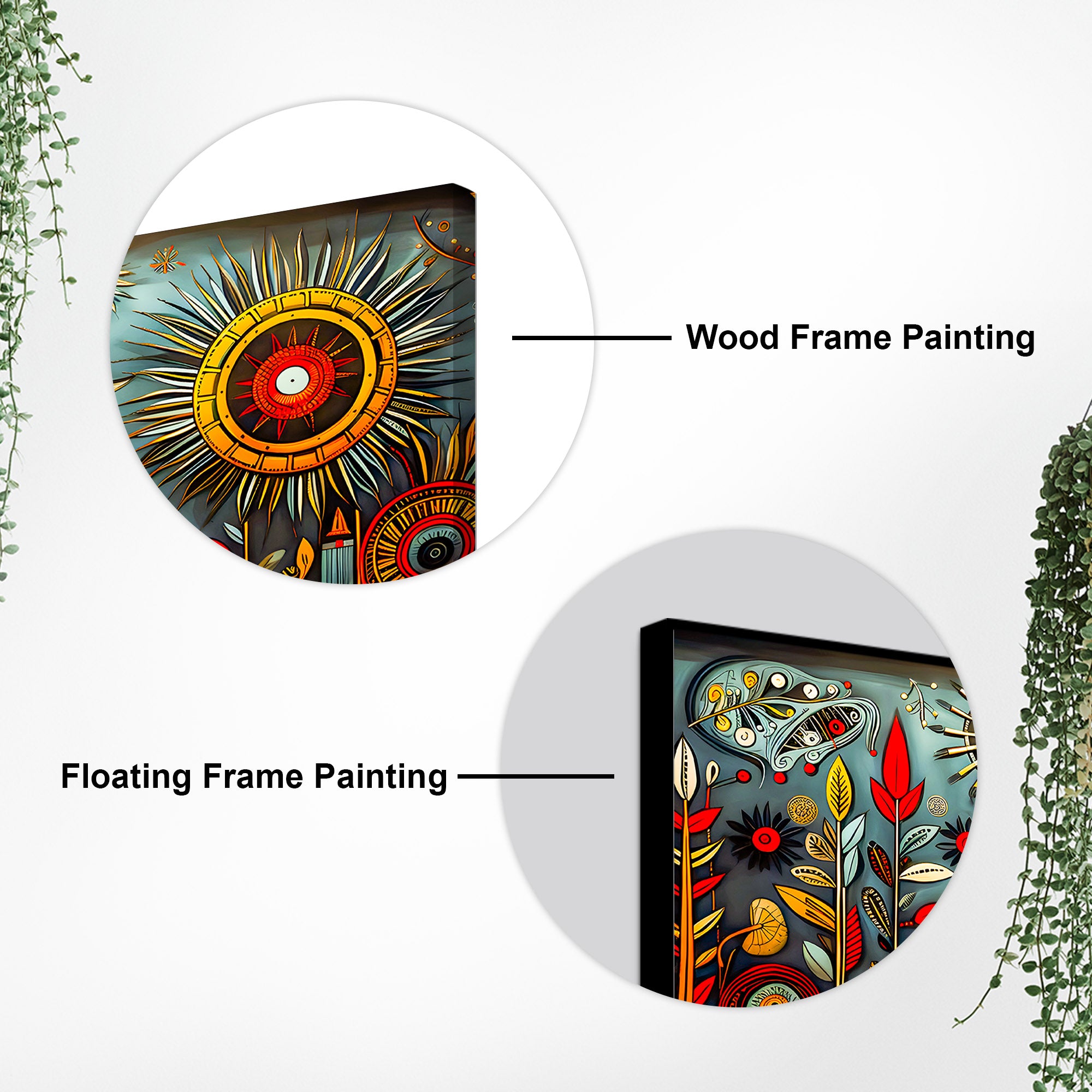 Artistic Bird Wall Painting for Home & Office