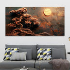 Artistic Bonsai Tree Canvas Abstract Painting