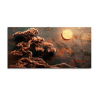 Artistic Bonsai Tree Canvas Abstract Painting