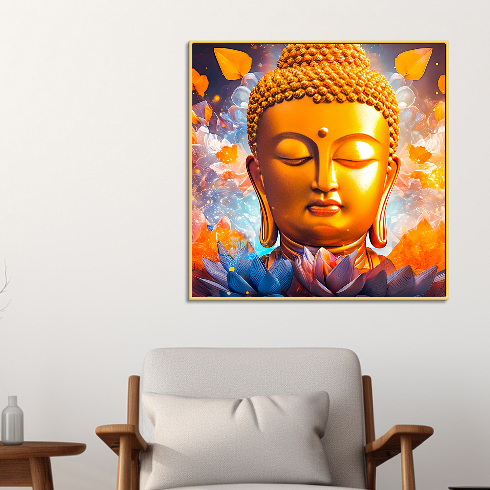 Artistic Buddha Canvas Painting for Luxury Homes