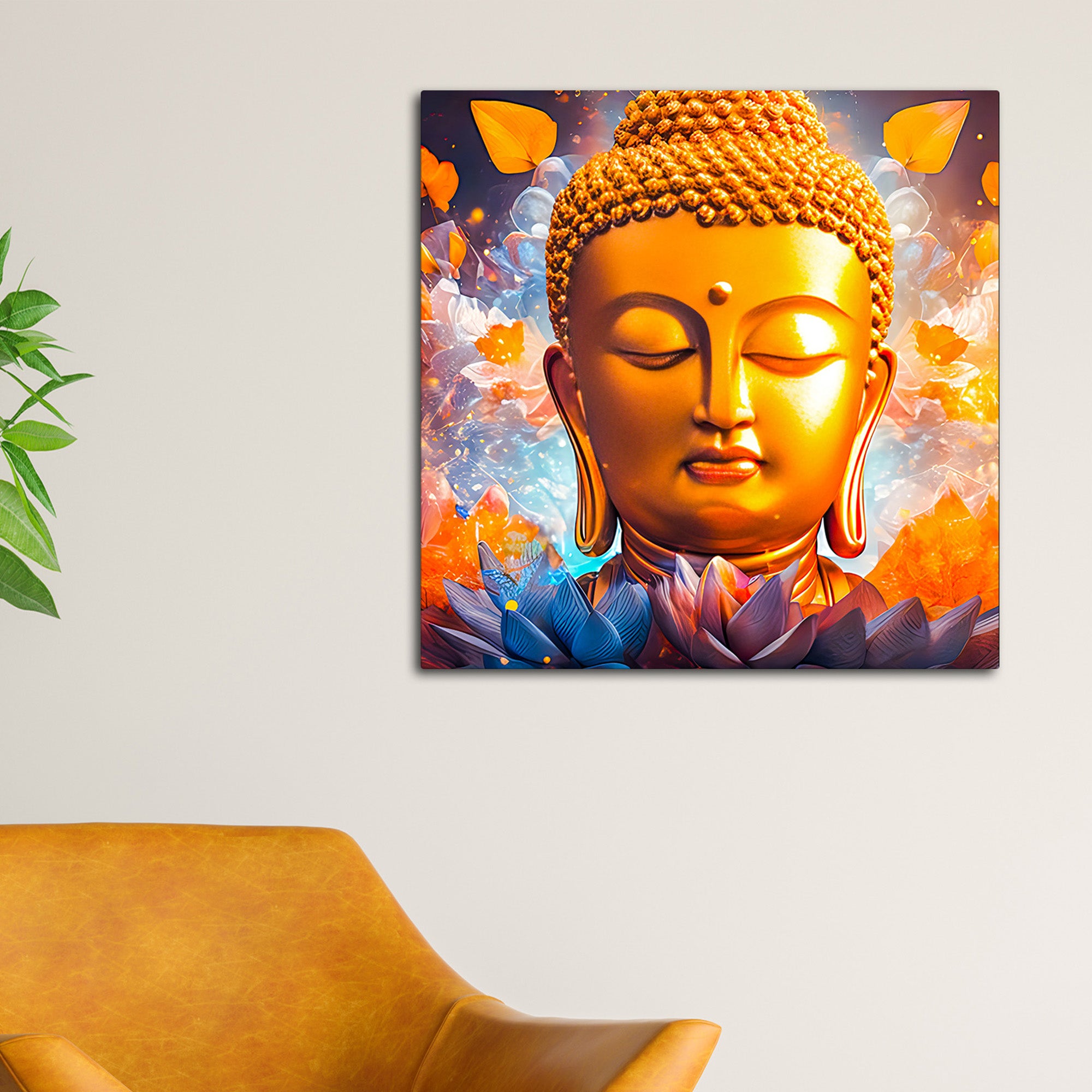 Artistic Buddha Canvas Painting for Luxury Homes