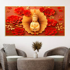 Artistic Buddha Canvas Painting for Premium Wall Decor