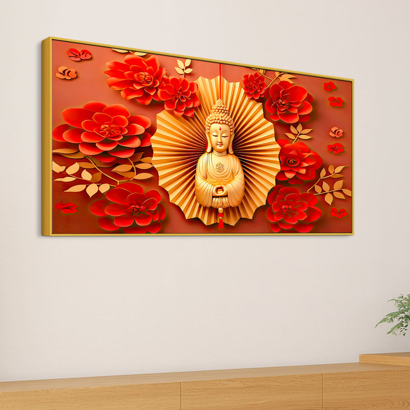 Artistic Buddha Canvas Painting for Premium Wall Decor