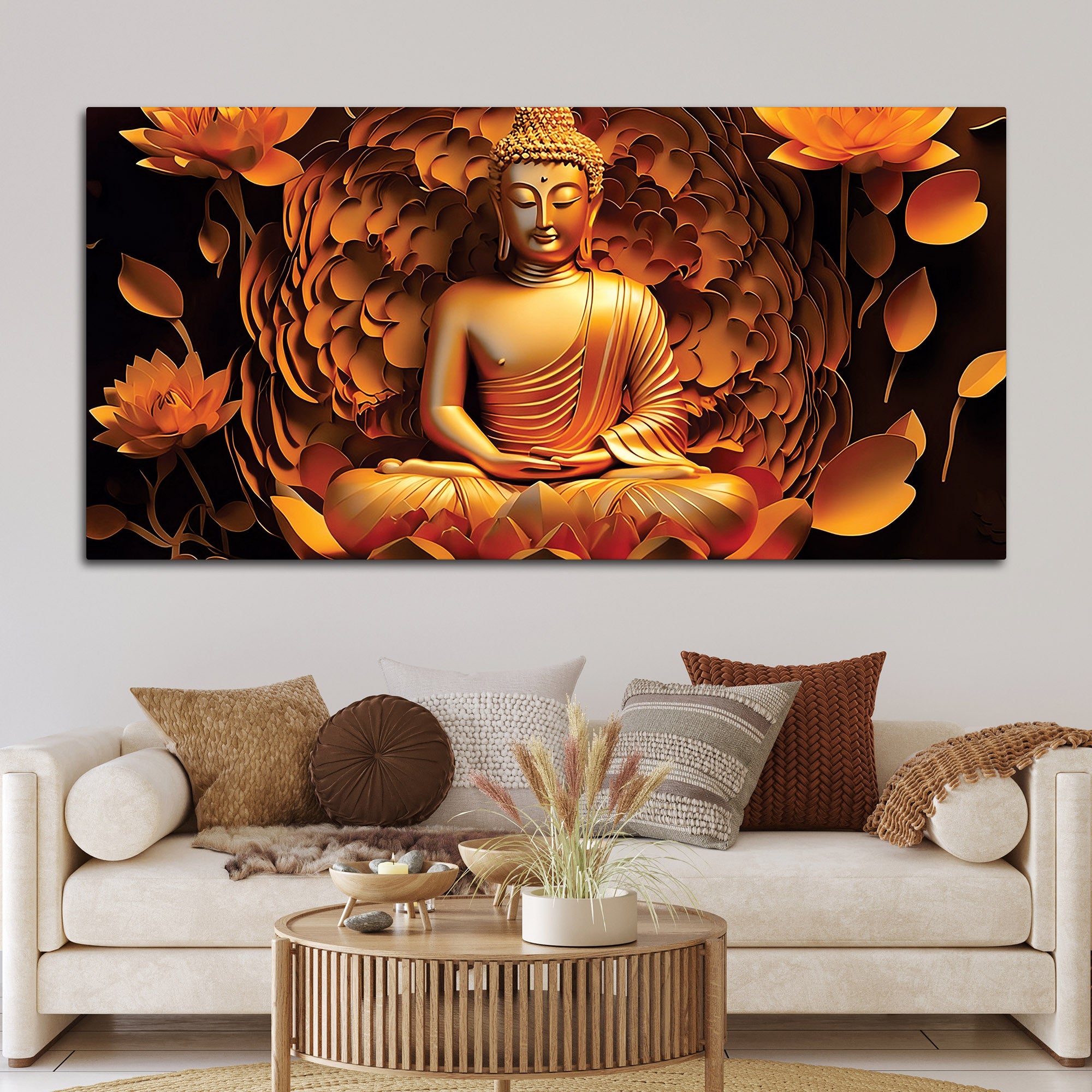 Artistic Buddha Painting for Contemporary Home Décor