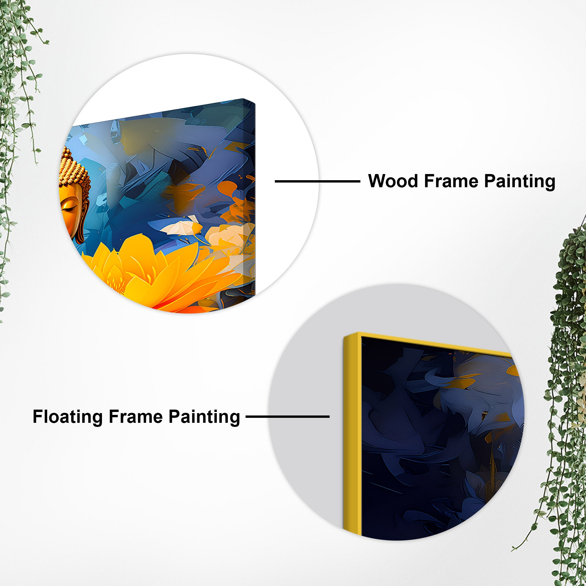 Artistic Buddha Wall Painting for Stylish Décor