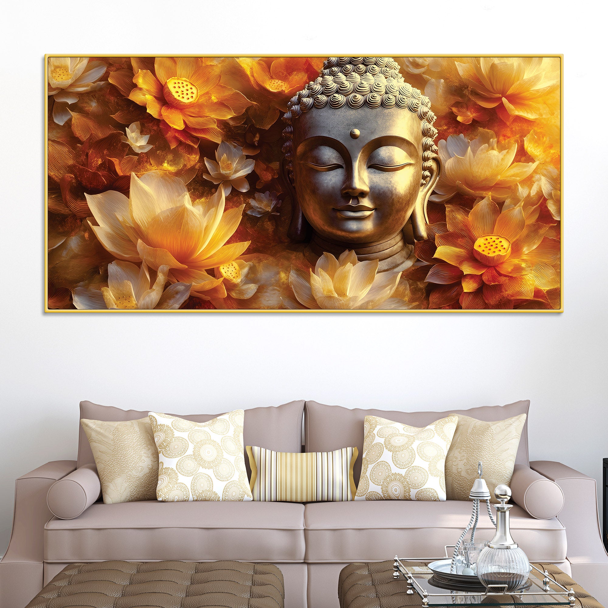 artistic-buddha-wall-painting-for-wall-decor