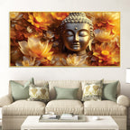Artistic Buddha Wall Painting for Wall Décor